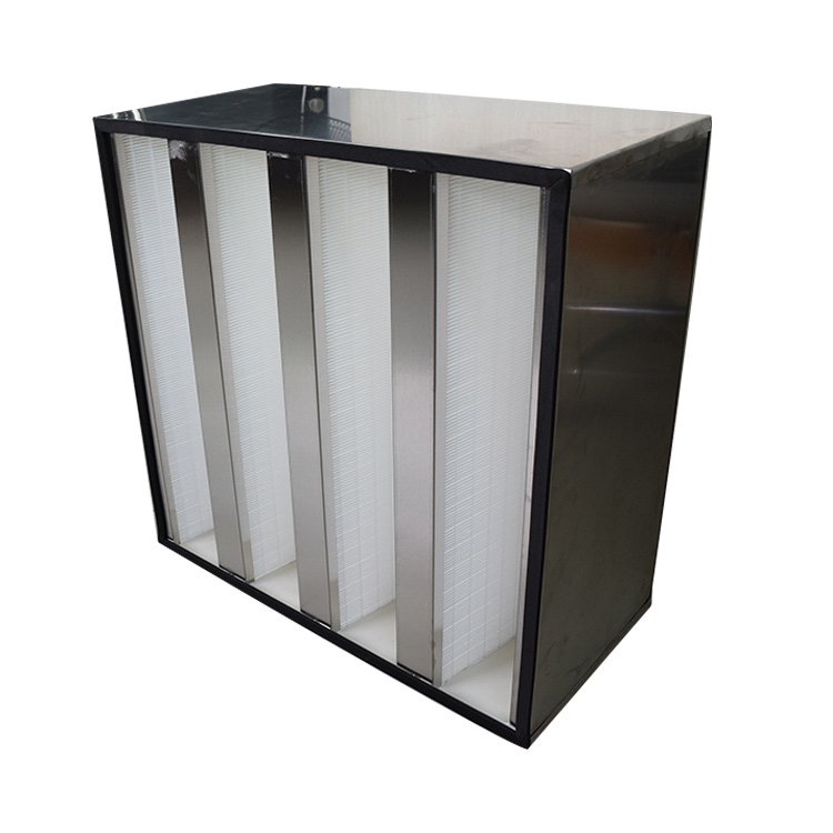 V型大风量高效过滤器整体外观